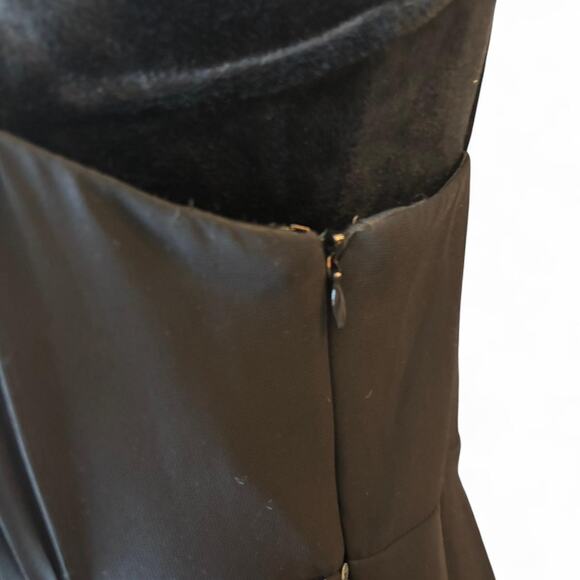 Dressbarn Collection Black Tiered Chiffon Beaded Dress – Size 8 - Picture 7 of 8